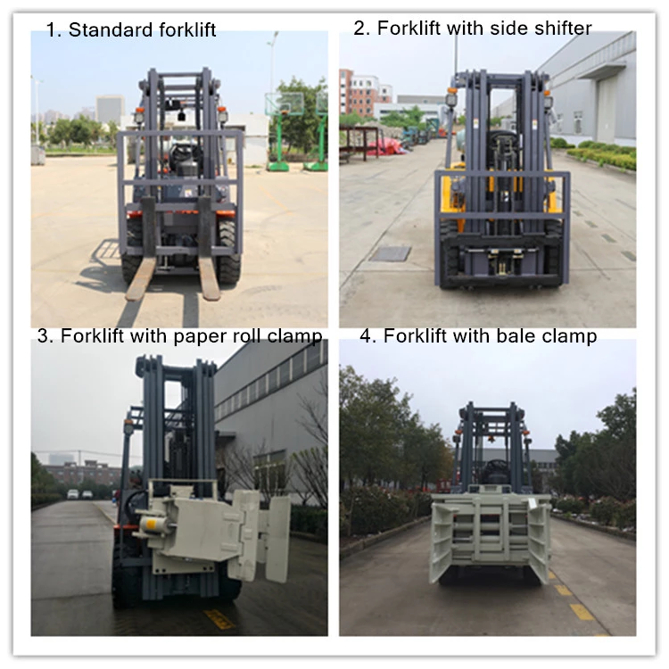Propane gas forklifts wiht 4.5meter ZSM450 mast